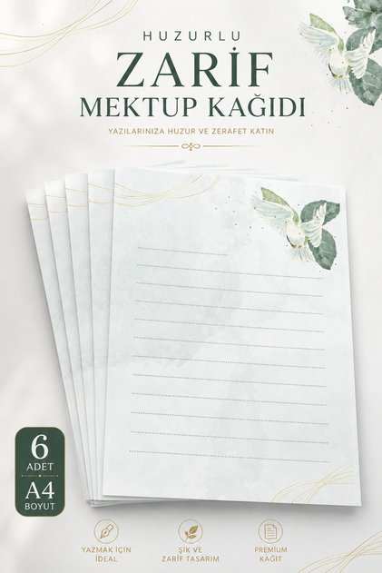 Peaceful Elegant Letter Note Paper