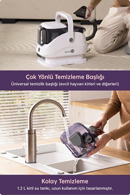 Livenzi JJB-747-A Buharlı Koltuk Halı Yıkama Ve Leke Çıkartma