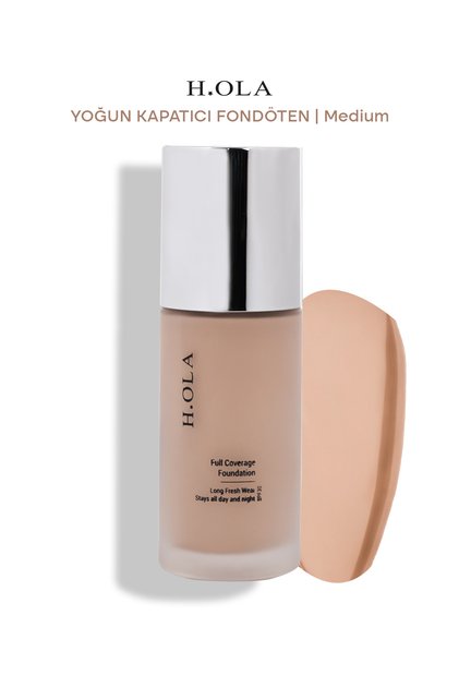 Full Coverage Foundation | Yoğun Kapatıcı Saten Bitişli Spf 30 Fondöten | Medium