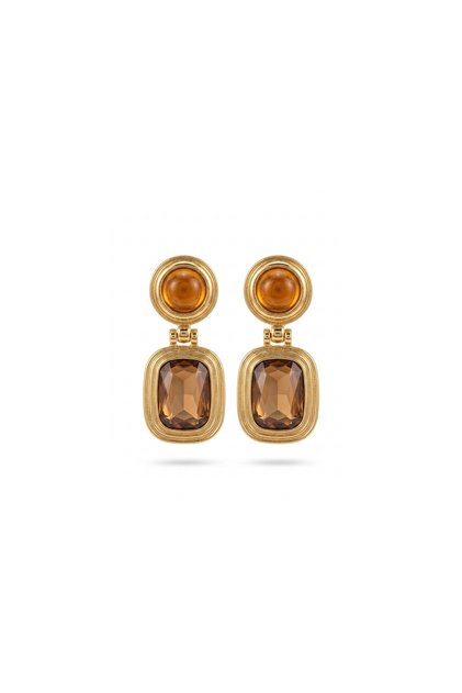 Steel Mng Dangling Rina Earrings