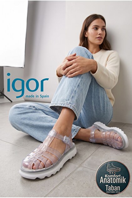 IGOR Vega Cristal Kadın Sandalet - Şeffaf S10361-001 - Fiyatı