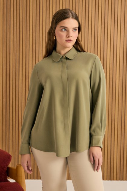 Khaki Blouse