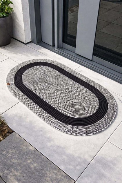 Wicker, Jute, Patterned Door Front, Mat, Bath Mat, Balcony Mat / Gift, Household Goods Wicker