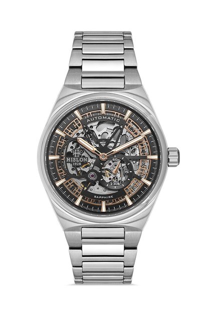 Sd136S-05Sr Skeleton Dial Automatic Sapphire Glass Steel Men's Wristwatch