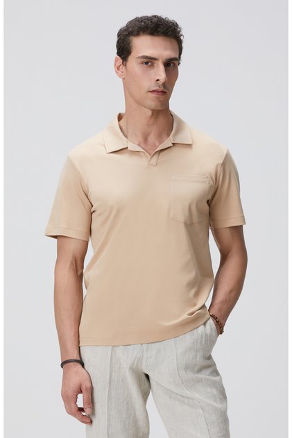 Açık Camel T-shirt