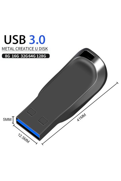 16 GB 3.0-Black USB Flash Drive 128GB 64GB 32GB 16GB 3.0 High-Speed PenDrive 128GB 64GB USB Memory S