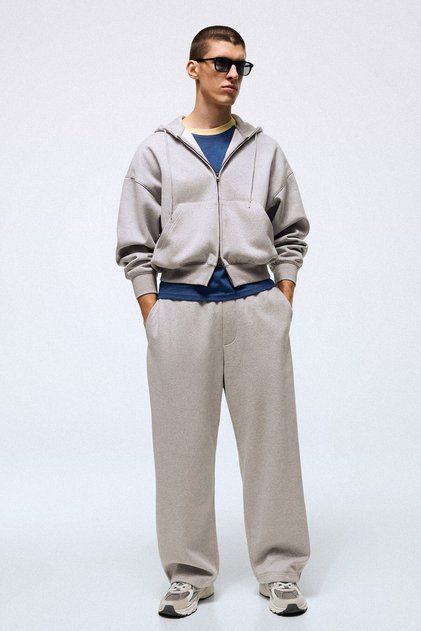 Yumuşatılmış pamuklu balloon fit pantolon
