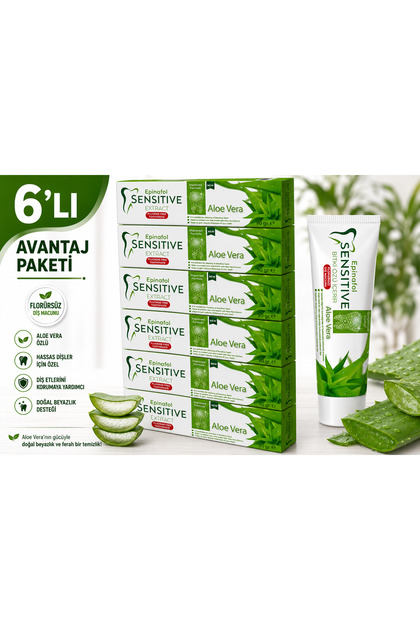 Diş Macunu 6’lı Aloe Vera