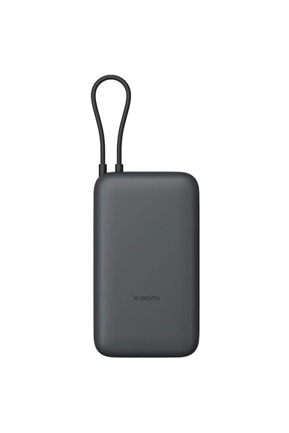 Универсална външна батерия BHR9740GL, 22.5 W, 20000 mAh, вграден USB-C кабел, Li-Ion, Тъмносива