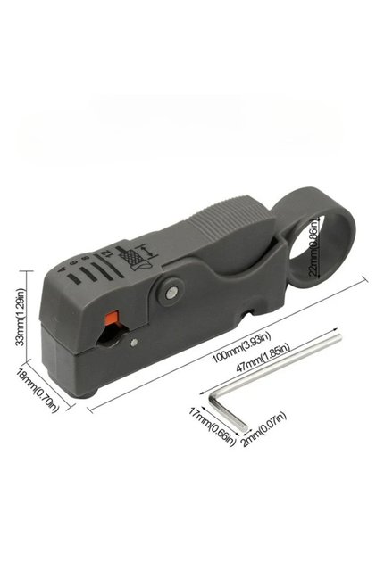 black Automatic Stripping Pliers Wire Stripper Wire Coaxial Cable Cutter Tools Cable Stripper Pliers