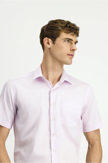 Short Sleeve Regular Fit Cotton Non Iron Shirt
