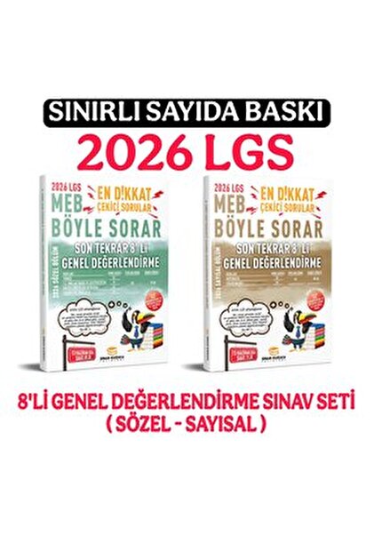 Aydın Yayınları 8.SINIF MATEMATİK DENEME 15 li 7+8 - Fiyatı, Yorumları
