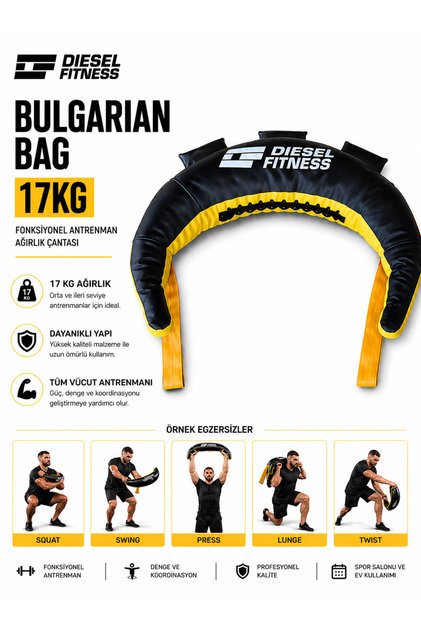 Bulgarian Bag 17 Kg Fonksiyonel Ağırlık Çantası