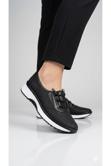 Women's Orthopedic Sole Anti-Sweat Anti-Slip Walking Anatomical Mother Shoes