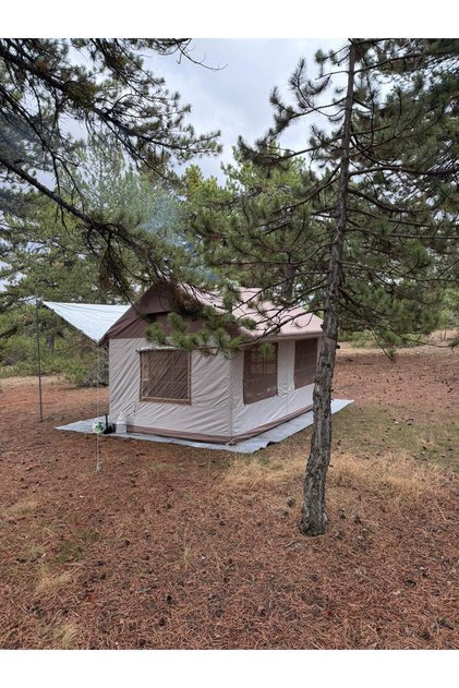 10-12 Kişilik Şişme Kamp Çadırı - 350x250 cm - Su Geçirmez Oxford Kumaş
