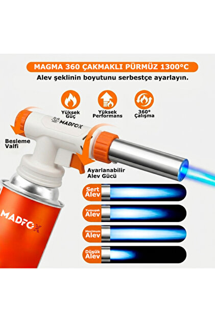 MADFOX Magma 360 Çakmaklı Pürmüz - Fiyatı, Yorumları
