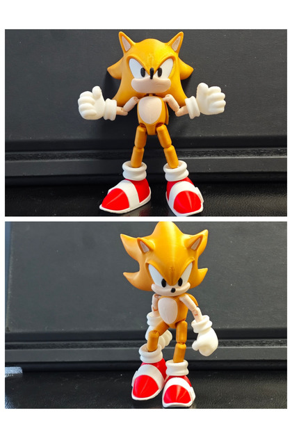 Modellio3D Super Sonic Figür 15 cm (Pozlanabilir) - Fiyatı, Yorumları