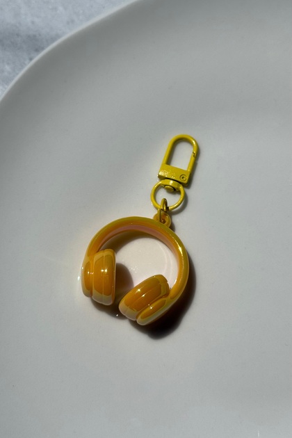 Sarı Kulaklık Anahtarlık
