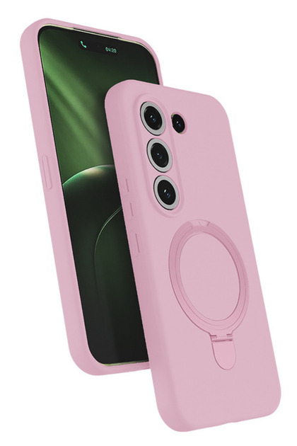 Tecno Camon 50 Uyumlu Kılıf Kamera Çıkıntılı Magsafe Şarj Özellikli Halka Stand Yumuşak Dokulu Kapak