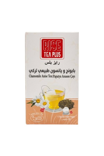 RISE TEA PLUS - Natural Turkish Chamomile & Anise Tea -20g