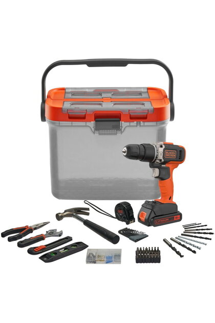 BLACK+DECKER cordless impact drill BCKSB02, 18Volt