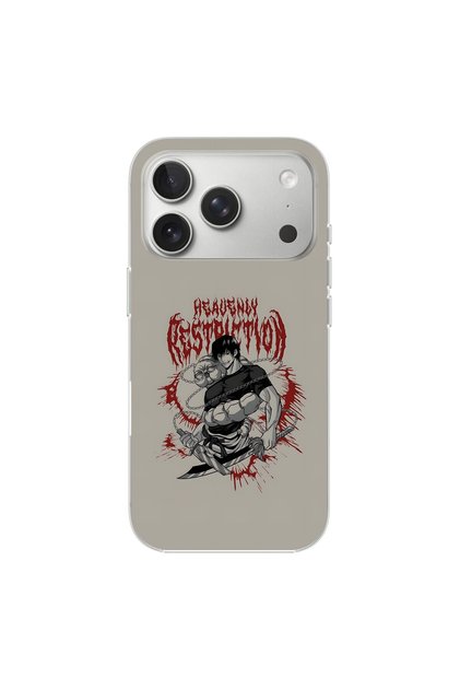 iPhone 17 Pro Max Compatible Anime 8/2 Design Transparent Case