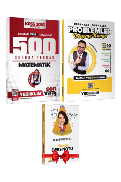 Yediiklim Yayınları KPSS 2026 Mehmet Bilge Yıldız Son Viraj 500