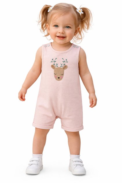 Isyiz Baby Girl Ceylan Muslin Jumpsuit