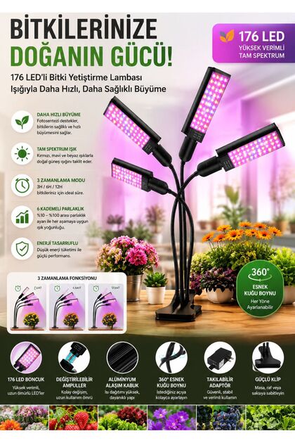 mars hydro Ts1000 Bitki Yetiştirme Lambası Full Spectrum Bitki