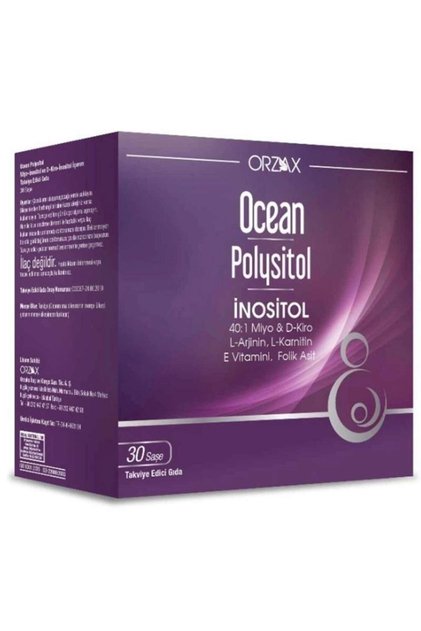 Ocean Polysitol İnositol İçeren Takviye Edici Gıda 30 Saşe