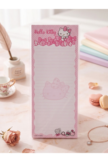 Kuromi & Hello Kitty Licensed Notepad 9X22,7 cm