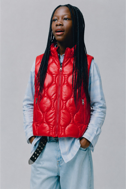 Girl's Inflatable Quilted Vest 1-5 Years - 423505