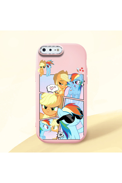 Pink Silicone Case with Shock-Absorbing Camera Protections Compatible with iPhone 7 Plus/8 Plus
