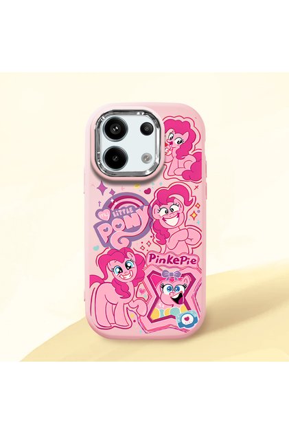 Redmi Note 13 Pro 5g Compatible Shock-Absorbing Camera Protected Pink Silicone Case