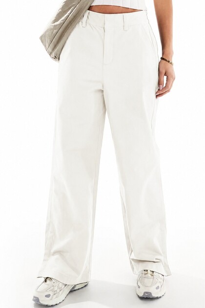 Nike Sportswear Collection Mid Rise Twill Trousers Kadın Çıt Çıt