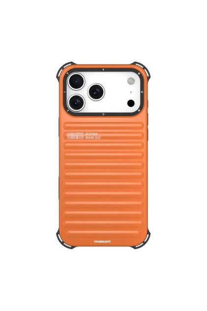 True Color Magnetic Luggage-Inspired Case - Premium Textured Slim Fit Cover for iPhone 17 Pro Max