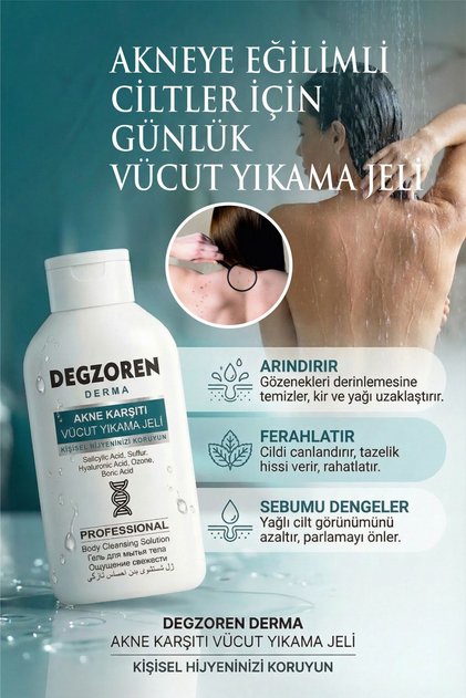 Akne Karşıtı Vücut Yıkama Jeli 400ml