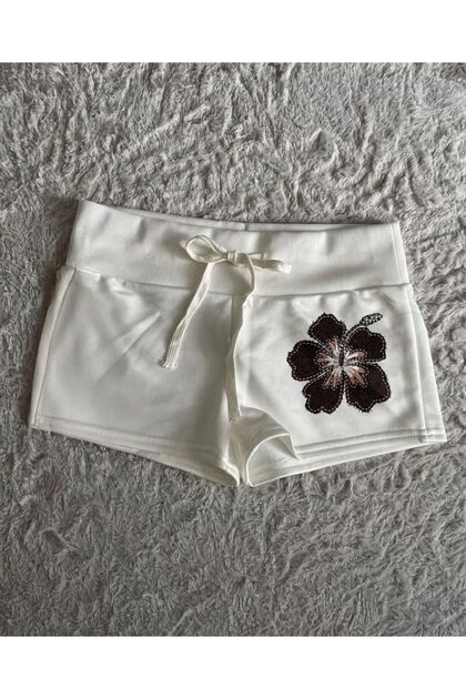 Sakura Flower Mini Shorts