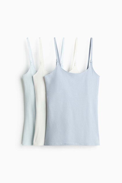 MAMA 3-pack nursing vest tops