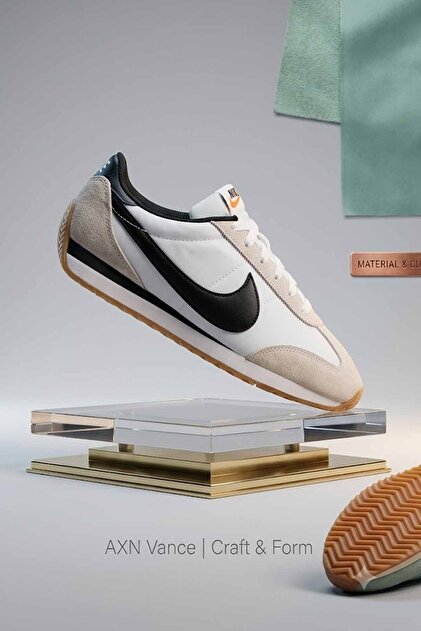 Nike Court Vision Low Erkek Beyaz Spor Ayakkabı - Zeytin Yeşili
