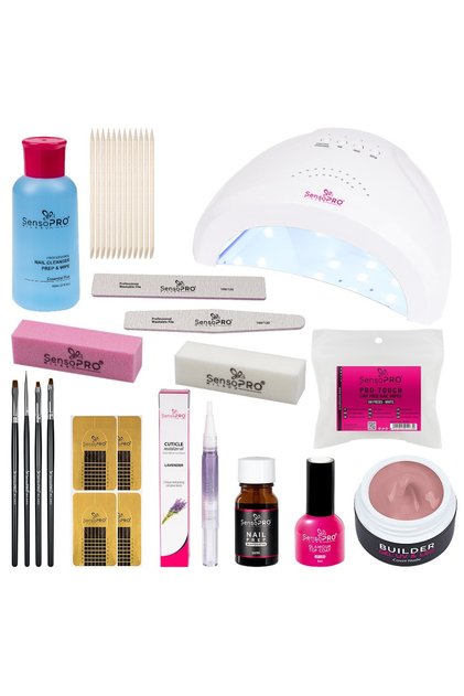 Kit de unghii cu gel Easy Home + Lampă UV / LED