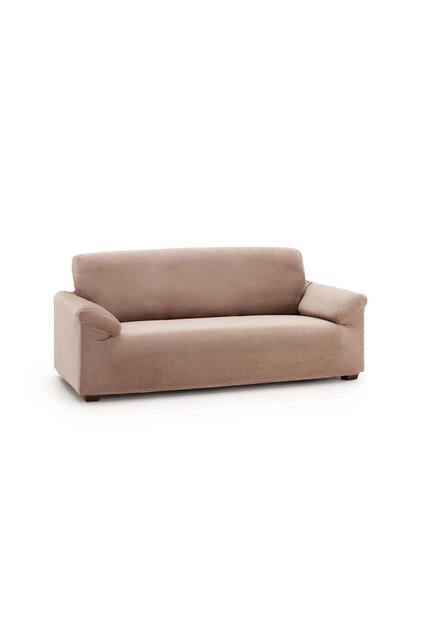 Husă canapea velvet , elastica Bellagio, hidrofoba ,cappuccino , 2 locuri (130 - 180 cm)