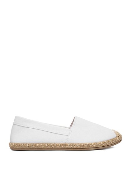 Espadrile de damă albe