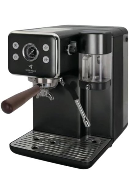 Espresso Coffee Machine, 3-in-1 Capsule and Tea Maker, 4L Tank, 20 Bar, 1400W, Black, (ME-ECM2506)