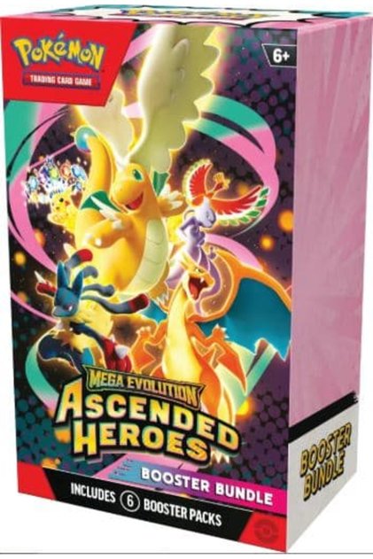 The Pokemon TCG Ascended Heroes Booster Bundle 6 paket Booster Pack
