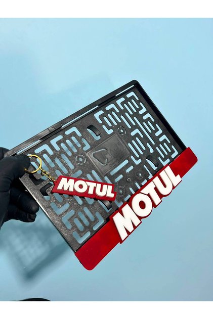 MOTUL PLEKSİ MOTOR PLAKALIĞI (ANAHTARLIK HEDİYELİ)