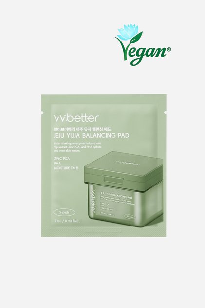 Jeju Yuja Balancing Pad Mini - Cilt Dengeleyici & Sıkılaştırıcı Seyahat Boyu Tonik Ped 2li