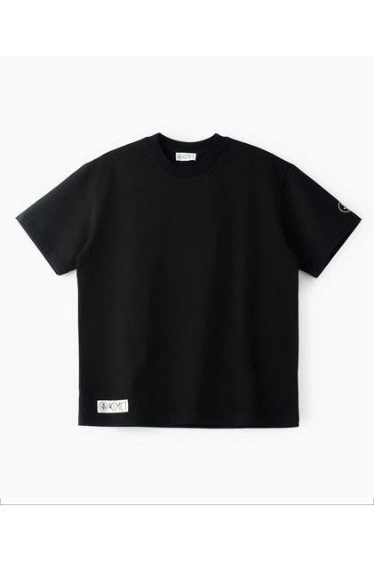 | Oversized Basic T-shirt in Cotton Black