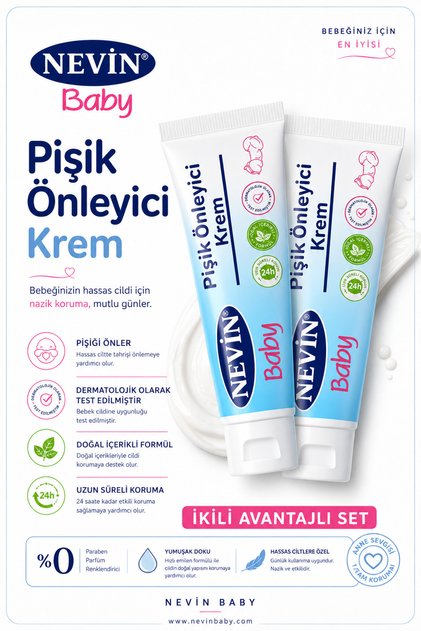 Baby Rash Prevention Cream Double Set – Sensitive Protection with Natural Ingredients