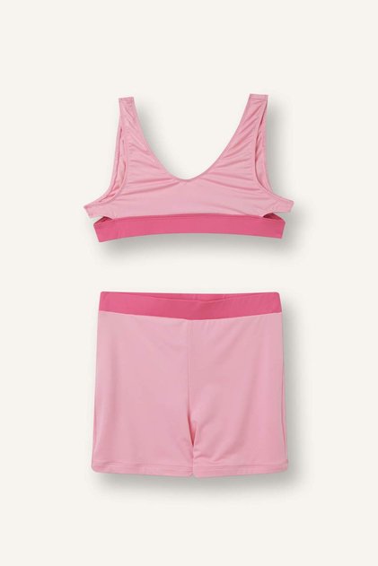 2-Piece Pink Shorts Bikini for Girls G6782A826Hs